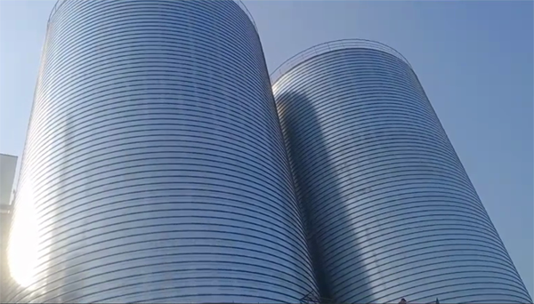 绥芬河2座混凝土高架卷板仓