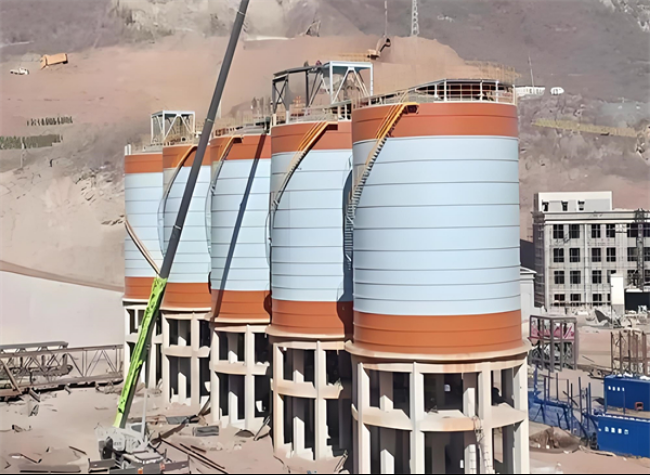 绥芬河高架钢板仓